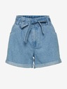 Vero Moda Světle modré džínové kraťasy se zavazováním VERO MODA Tamira