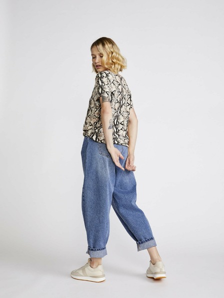 Vero Moda Šedá vzorovaná halenka VERO MODA Easy