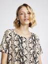 Vero Moda Šedá vzorovaná halenka VERO MODA Easy