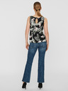 Vero Moda Černý květovaný top VERO MODA Easy