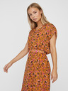 Vero Moda Hořčicová květovaná  halenka VERO MODA Vilde