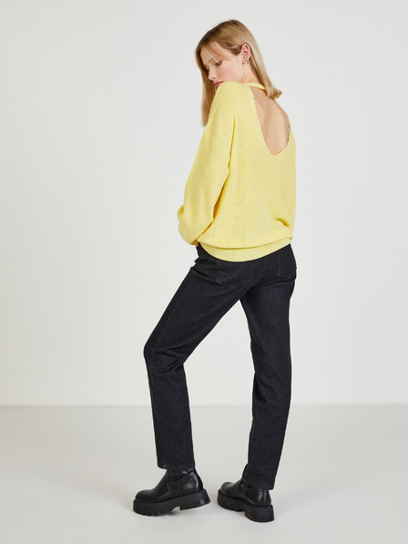 Vero Moda Žlutý svetr VERO MODA New Lexsun