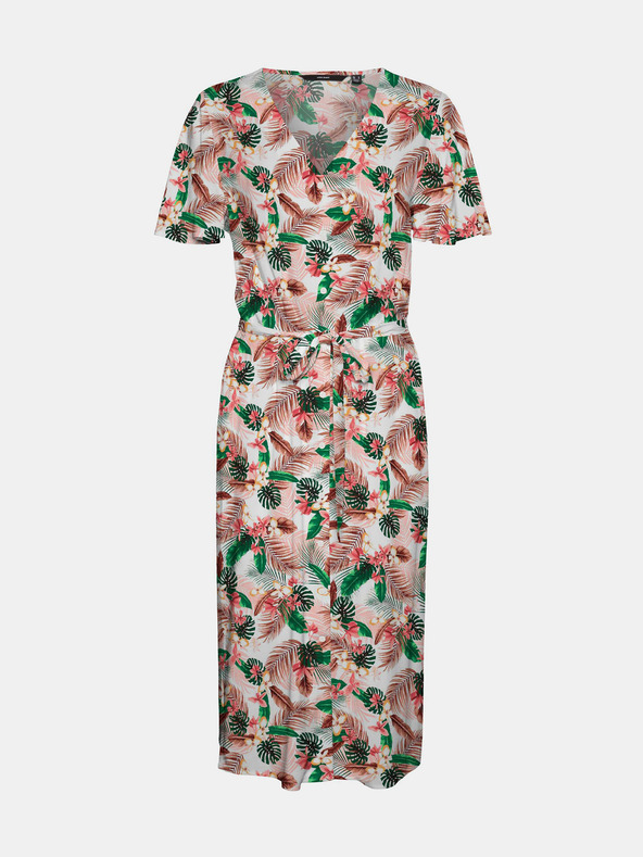 Vero Moda Krémové květované šaty VERO MODA Simply