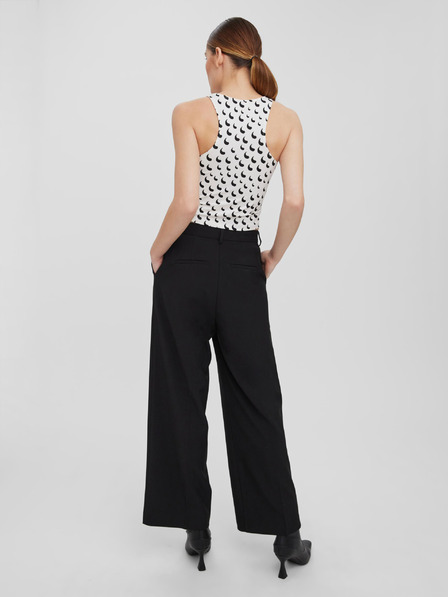 Vero Moda Bílé vzorované tílko VERO MODA Tessa