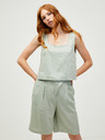 Vero Moda Světle zelené volné cropped tílko VERO MODA Josie