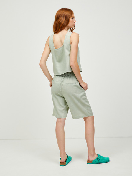 Vero Moda Světle zelené volné cropped tílko VERO MODA Josie