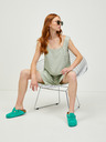 Vero Moda Světle zelené volné cropped tílko VERO MODA Josie