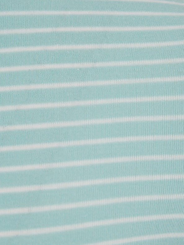 TALLY WEiJL Světle modrý pruhovaný crop top TALLY WEiJL