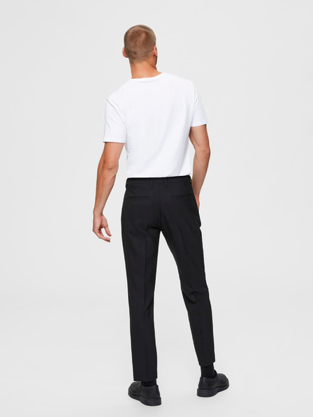 SELECTED Černé kalhoty Selected Homme Ankle