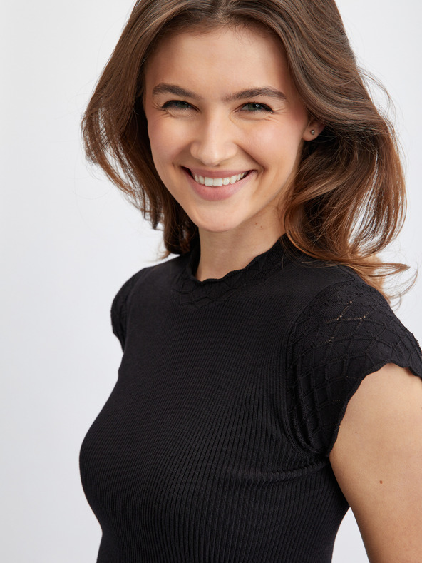 Orsay Černé dámské tričko ORSAY