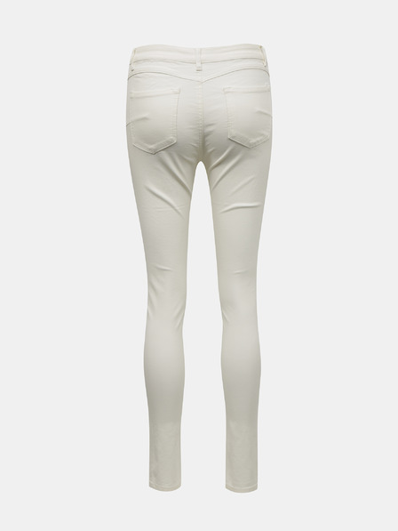 Zabaione Bílé skinny fit džíny Zabaione