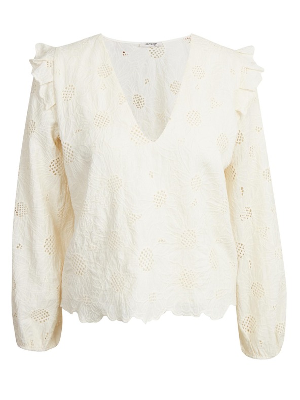 Orsay Béžová dámská vzorovaná halenka ORSAY