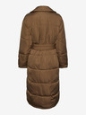 Y.A.S Hnědý dámský prošívaný oversize kabát Y.A.S Luffa