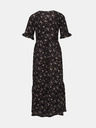Miss Selfridge Černé vzorované maxi šaty Miss Selfridge