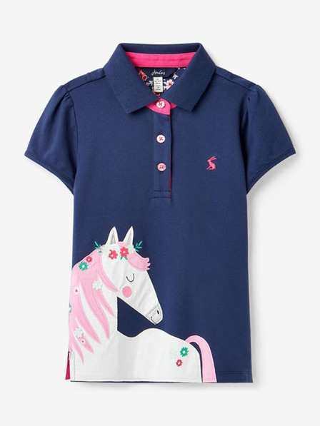 Tom Joule Tmavě modré holčičí polo tričko Tom Joule