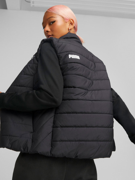 Puma Černá dámská prošívaná vesta Puma Padded