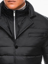 Ombre Clothing Pánská zimní bunda C445 - černá