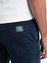 Ombre Clothing Tmavě modré pánské cargo kalhoty Ombre Clothing