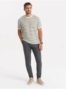 Ombre Clothing Šedé pánské kalhoty Ombre Clothing