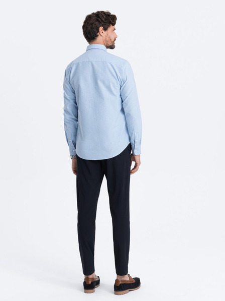 Ombre Clothing Světle modrá pánská košile Ombre Clothing