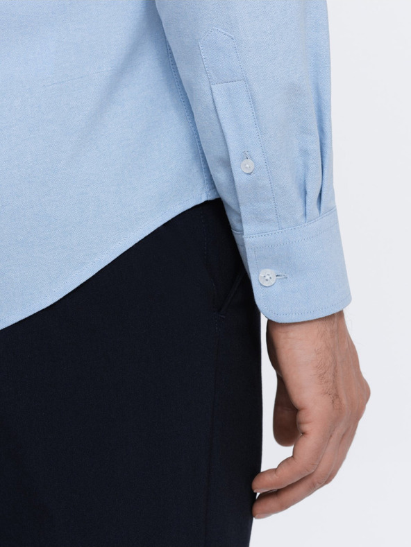 Ombre Clothing Světle modrá pánská košile Ombre Clothing