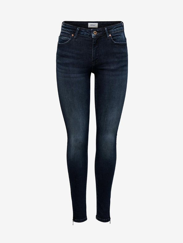 ONLY Tmavě modré skinny fit džíny ONLY Kendell
