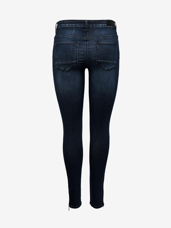 ONLY Tmavě modré skinny fit džíny ONLY Kendell