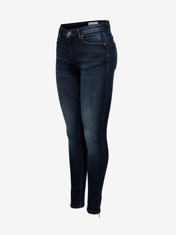 ONLY Tmavě modré skinny fit džíny ONLY Kendell