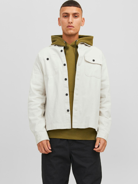 Jack & Jones Krémová pánská svrchní košile Jack & Jones Ben