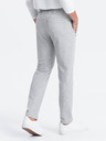 Ombre Clothing Světle šedé pánské basic tepláky Ombre Clothing