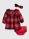 GAP Baby kostkované šaty set GAP