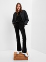 GAP Sametové tepláky flare mid rise GAP