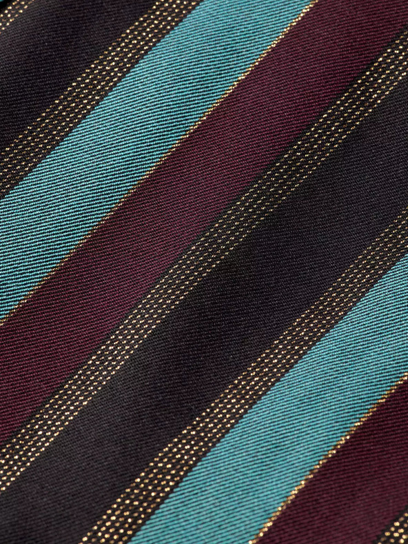 Scotch & Soda Zeleno-černé dámské pruhované sako Scotch & Soda