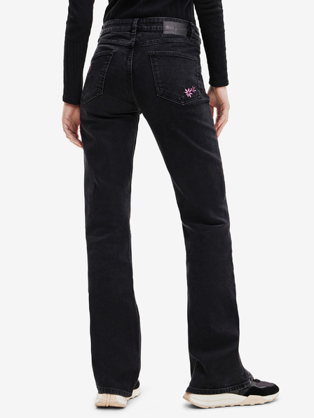 Desigual Černé dámské bootcut džíny Desigual Vidin