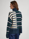 Pepe Jeans Petrolejový dámský pruhovaný rolák Pepe Jeans Denver
