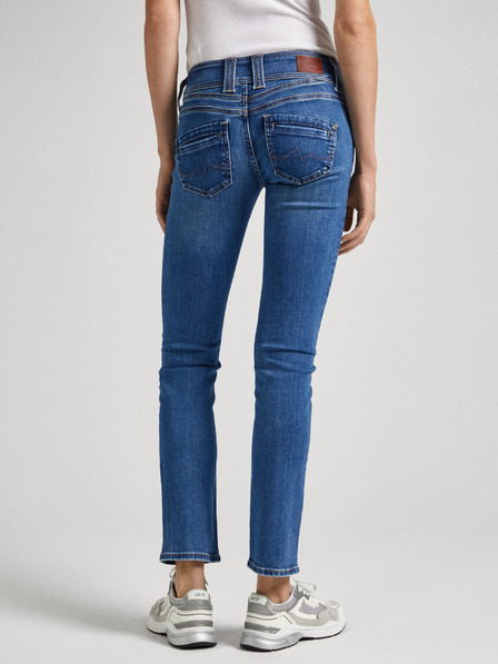 Pepe Jeans Modré dámské slim fit džíny Jeans Pepe Jeans