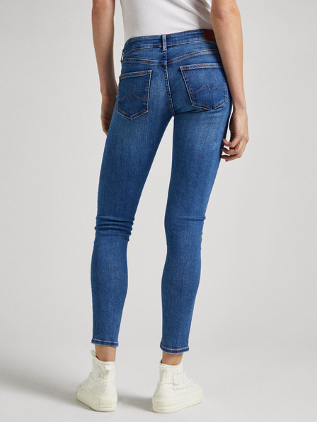 Pepe Jeans Modré dámské skinny fit džíny Jeans Pepe Jeans