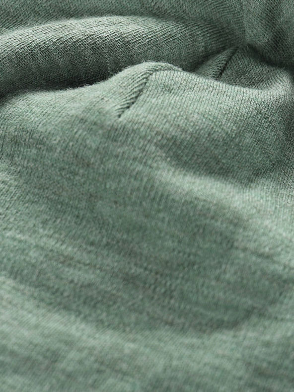 ALPINE PRO Zelená zimní čepice z merino vlny ALPINE PRO Bedade