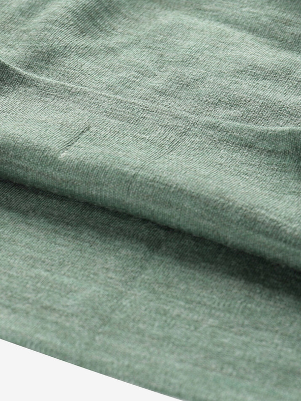 ALPINE PRO Zelená zimní čepice z merino vlny ALPINE PRO Bedade