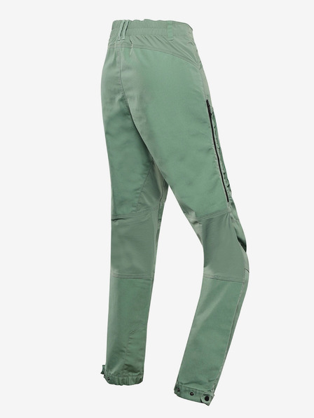ALPINE PRO Zelené pánské outdoorové kalhoty ALPINE PRO Zarm