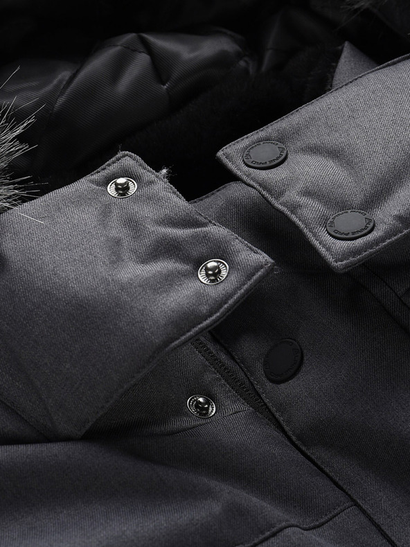 ALPINE PRO Černá pánská zimní bunda ALPINE PRO EGYP