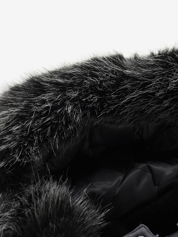 ALPINE PRO Černá pánská zimní bunda ALPINE PRO EGYP