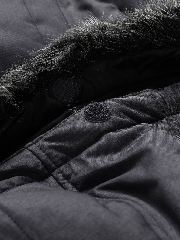 ALPINE PRO Černá pánská zimní bunda ALPINE PRO EGYP