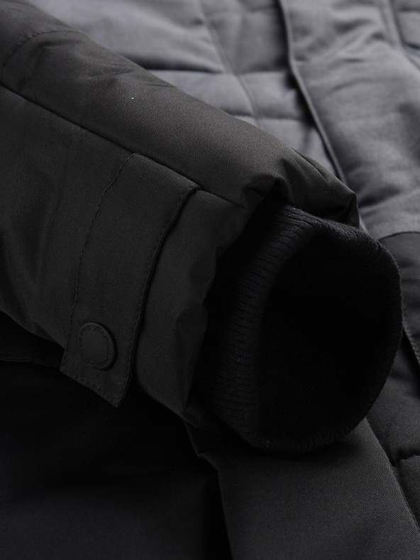 ALPINE PRO Černá pánská zimní bunda ALPINE PRO EGYP