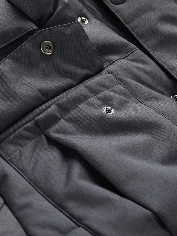 ALPINE PRO Černá pánská zimní bunda ALPINE PRO EGYP