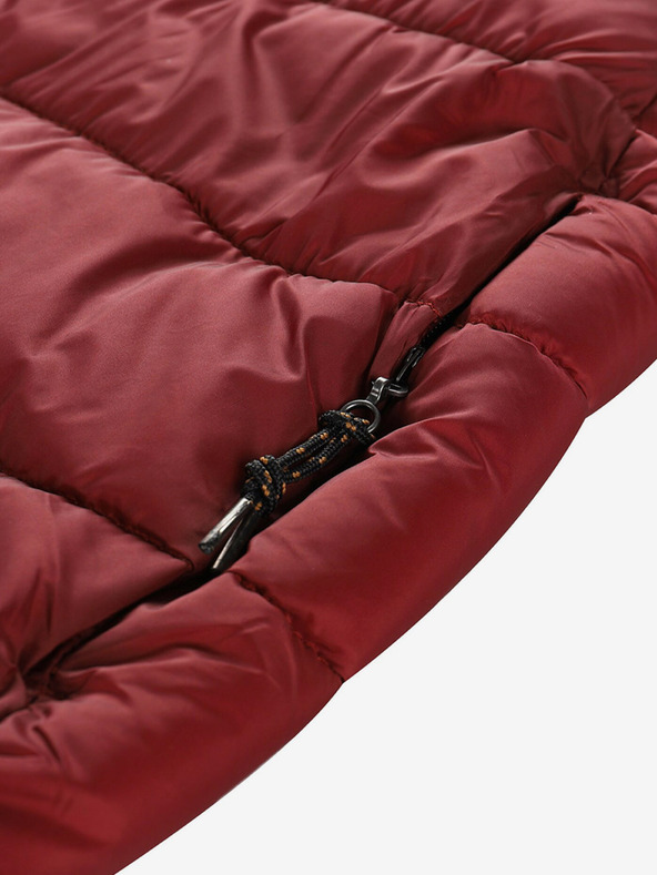 ALPINE PRO Červená dámská prošívaná sukně ALPINE PRO Lorfa