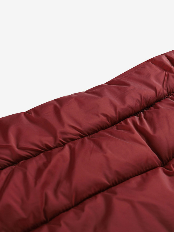 ALPINE PRO Červená dámská prošívaná sukně ALPINE PRO Lorfa