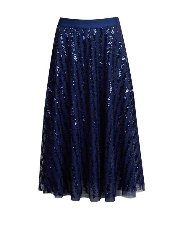 Orsay Modrá dámská sukně ORSAY