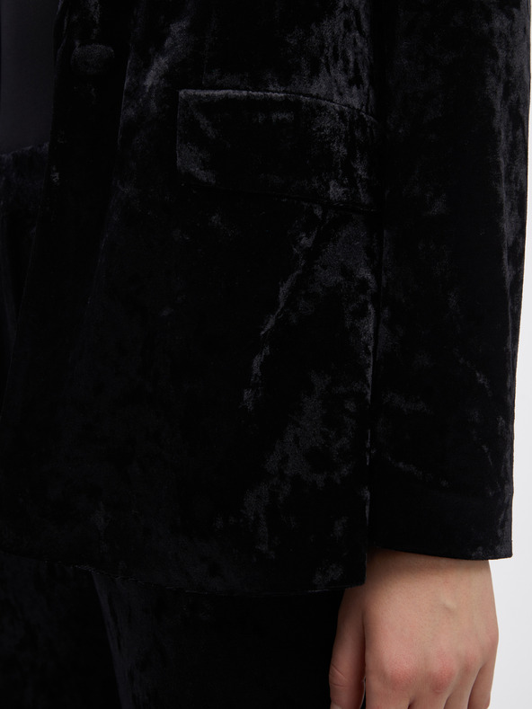 Orsay Černé dámské sametové sako ORSAY