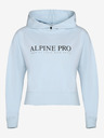 ALPINE PRO Světle modrá dámská mikina ALPINE PRO Jefewa